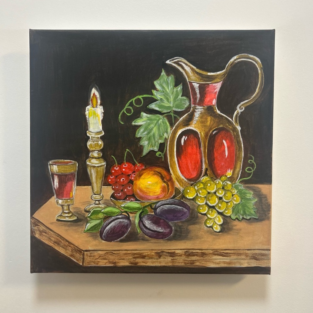 Acrylic painting on canvas